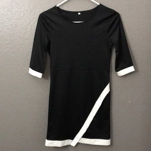 Black + White Cocktail Dress